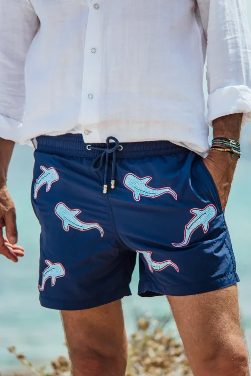 All Over Shark - Navy