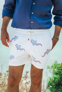 All Over Shark - White