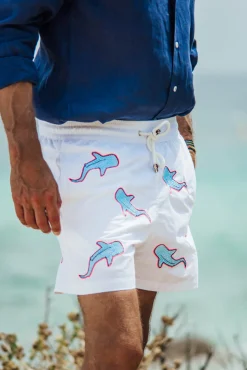 All Over Shark - White