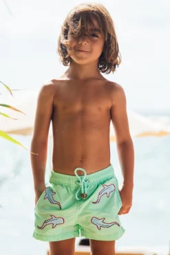 All Over Shark Kids - Green