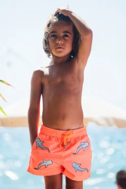 All Over Shark Kids - Orange