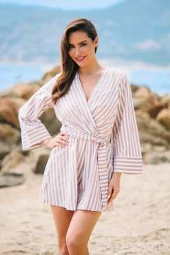 Boutinelles Jumpsuit - Brown Stripes