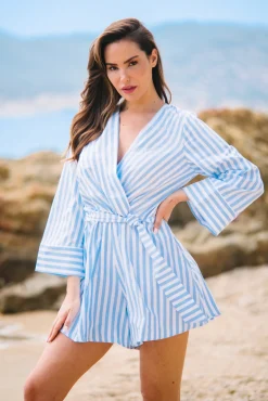 Boutinelles Jumpsuit - Sky Blue Stripes
