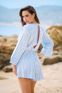 Boutinelles Jumpsuit - Sky Blue Stripes