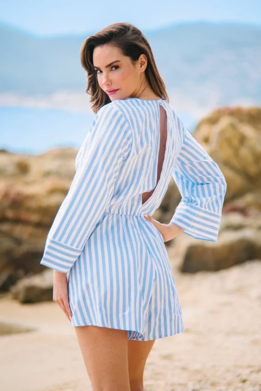 Boutinelles Jumpsuit - Sky Blue Stripes