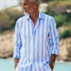 Divin Cotton - Blue Stripes