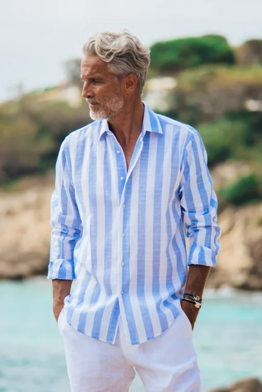 Divin Cotton - Blue Stripes