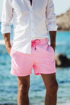 Ermitage Court Fine Rayure - Pink