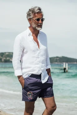 Ermitage Court Mono Golden - Navy