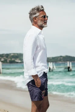 Ermitage Court Mono Golden - Navy