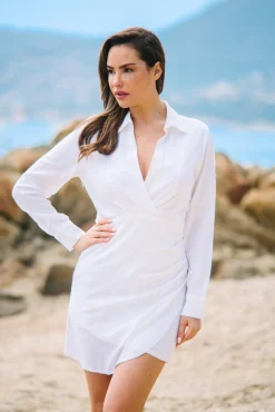 Escudelier dress - White