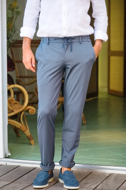 Marsouin Pants - Blue/Grey