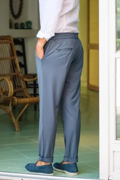 Marsouin Pants - Blue/Grey