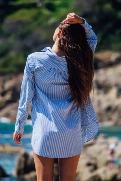 Pascatt dress - Navy Stripes