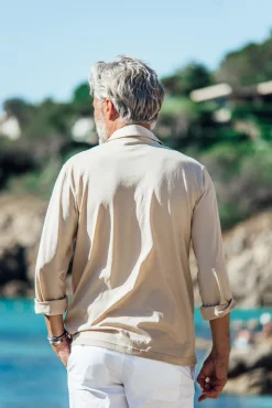 Polo Marsouin (long sleeve) - Beige