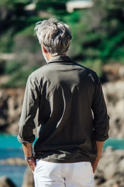 Polo Marsouin (long sleeve) - Khaki