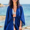 Poncho - Electric Blue