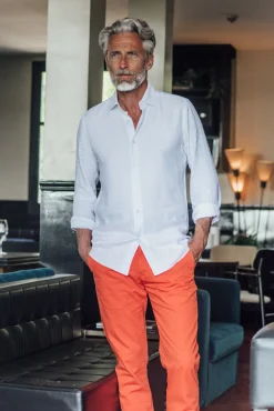 Tartane pants - Orange