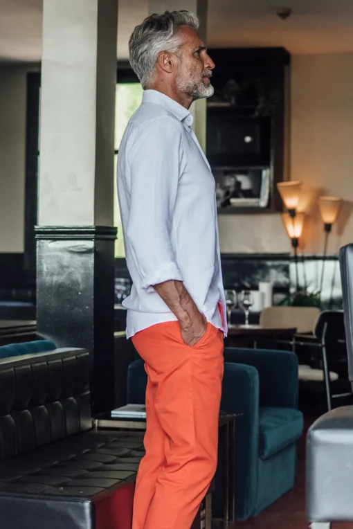 Tartane pants - Orange