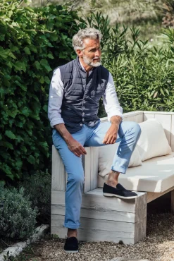 Tartane pants - Sky Blue