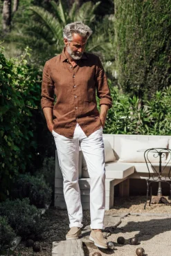 Tartane pants - White