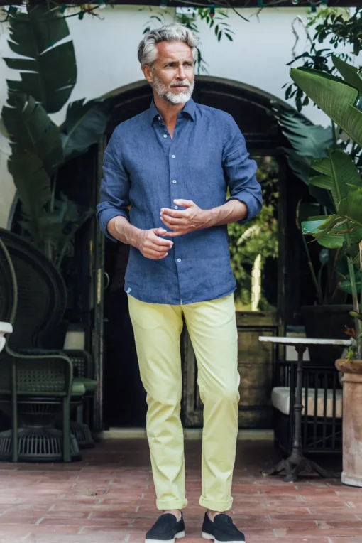 Tartane pants - Yellow