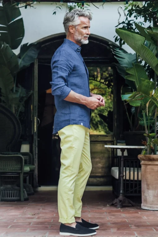 Tartane pants - Yellow