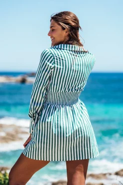 Vignes - Green Stripes